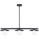 Mierka 3 Light 32.5 inch Black Pendant Ceiling Light