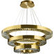 Canada LED 16 inch Gold LED Chandelier Ceiling Light