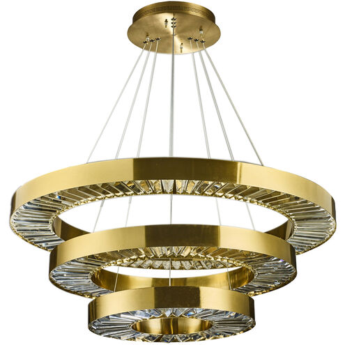 Canada LED 16 inch Gold LED Chandelier Ceiling Light