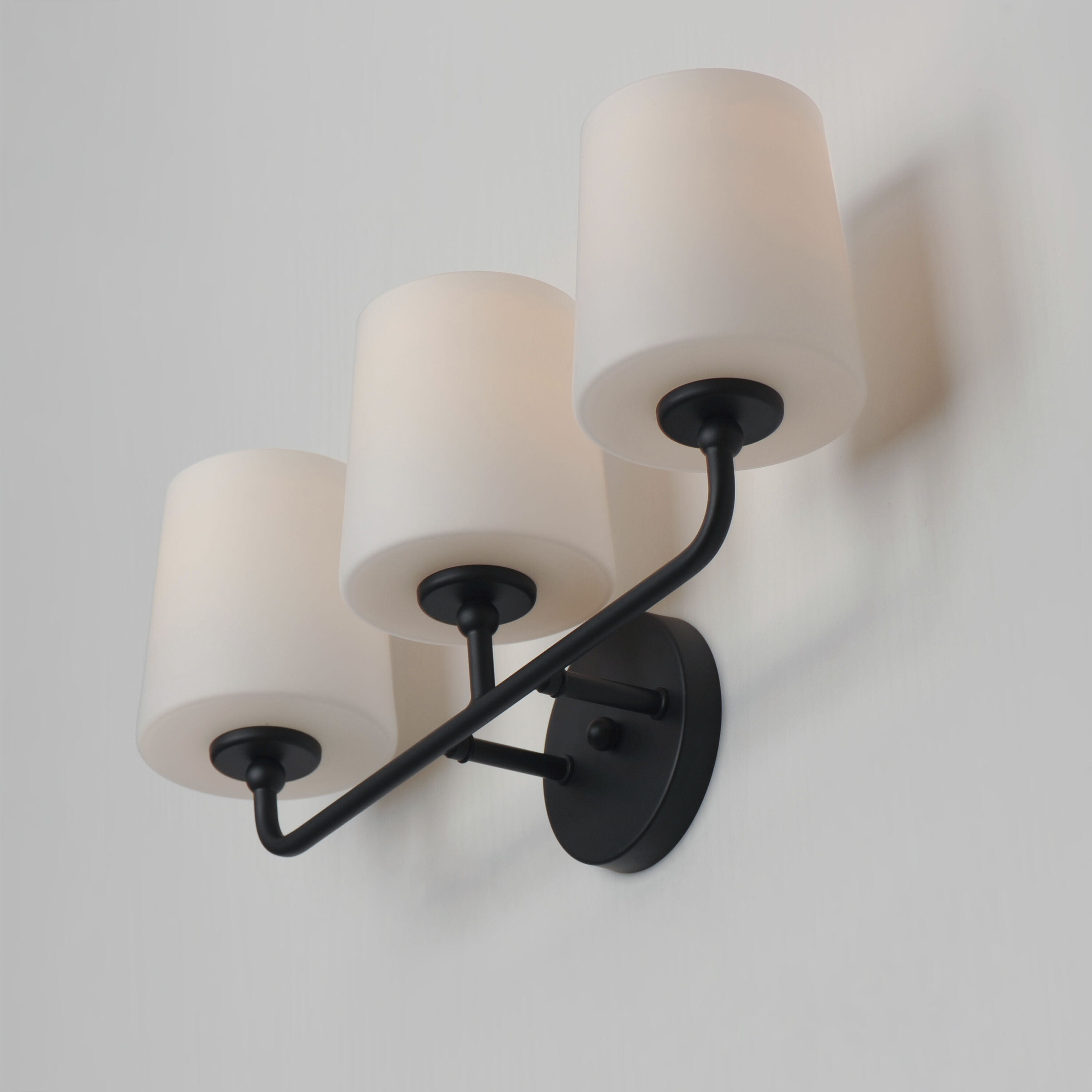 Bristol 3 Light 21 inch Black Bath Vanity Wall Light