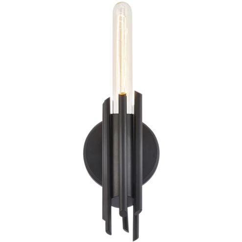 Torres 1 Light 2.25 inch Matte Black Bath Vanity Light Wall Light