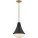 Haddie LED 11 inch Black Pendant Ceiling Light