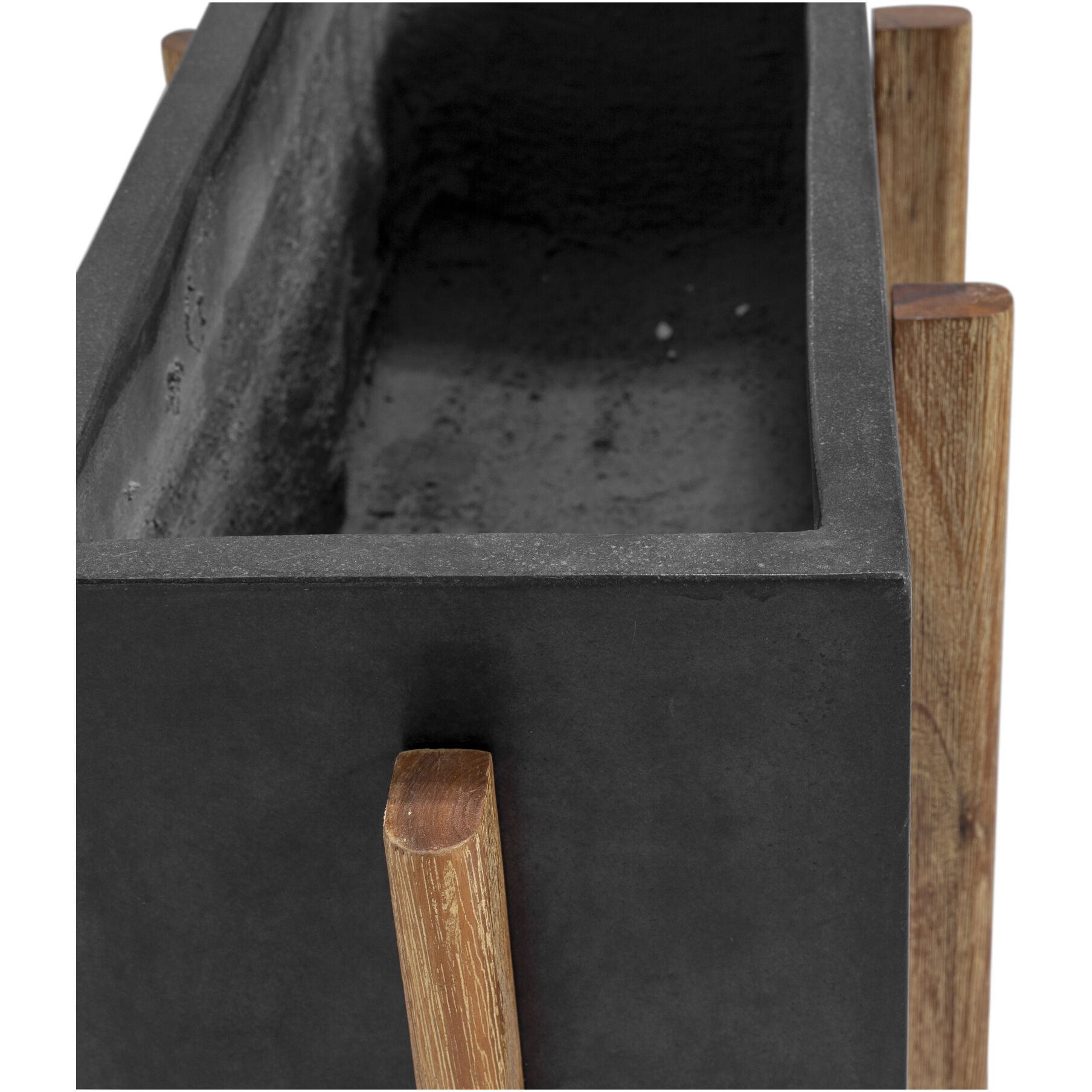 Atlantic Grey Planter, Rectangular