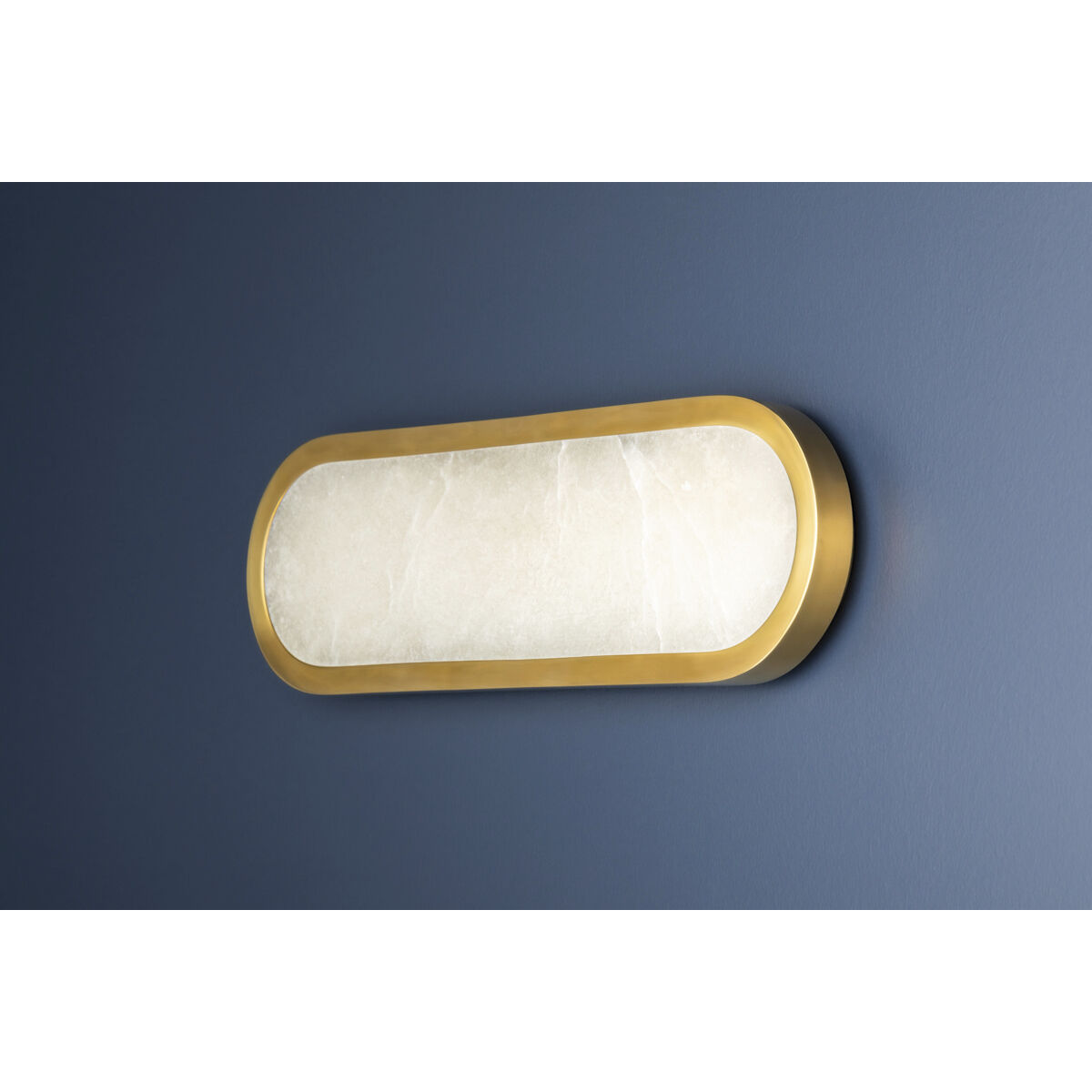 Manhasset LED 5.75 inch Aged Brass ADA Wall Sconce Wall Light