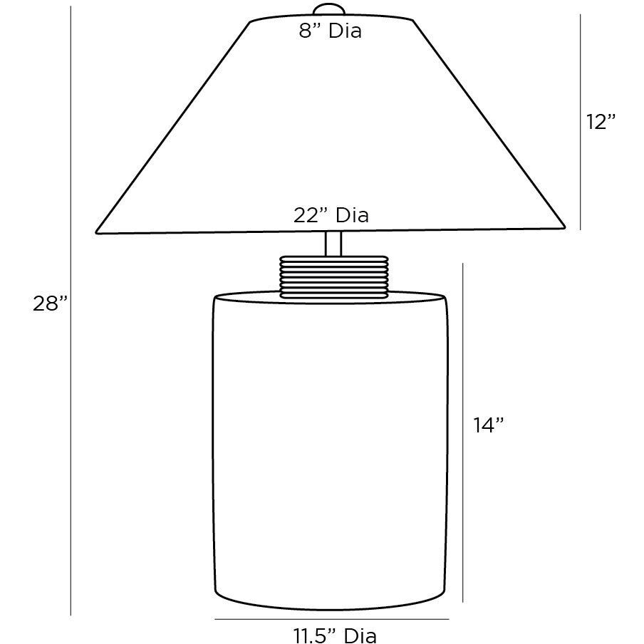 Samala 28 inch 150.00 watt Tuscan Wash Lamp Portable Light