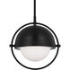 TOB by Thomas O'Brien Bacall 1 Light 15.5 inch Aged Iron Pendant Ceiling Light