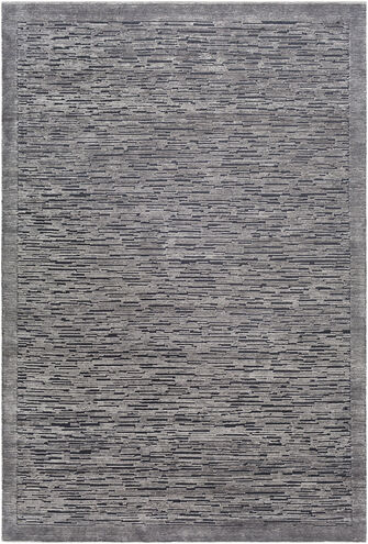 Capri 72 X 48 inch Black Rug in 4 X 6, Rectangle