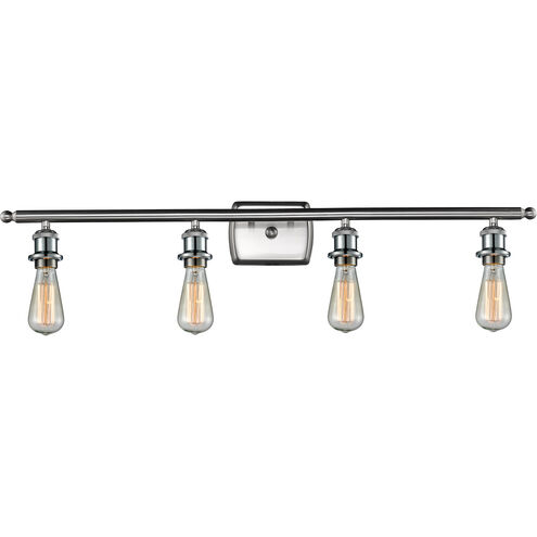 Ballston Bare Bulb LED 36 inch Brushed Satin Nickel Bath Vanity Light Wall Light, Ballston