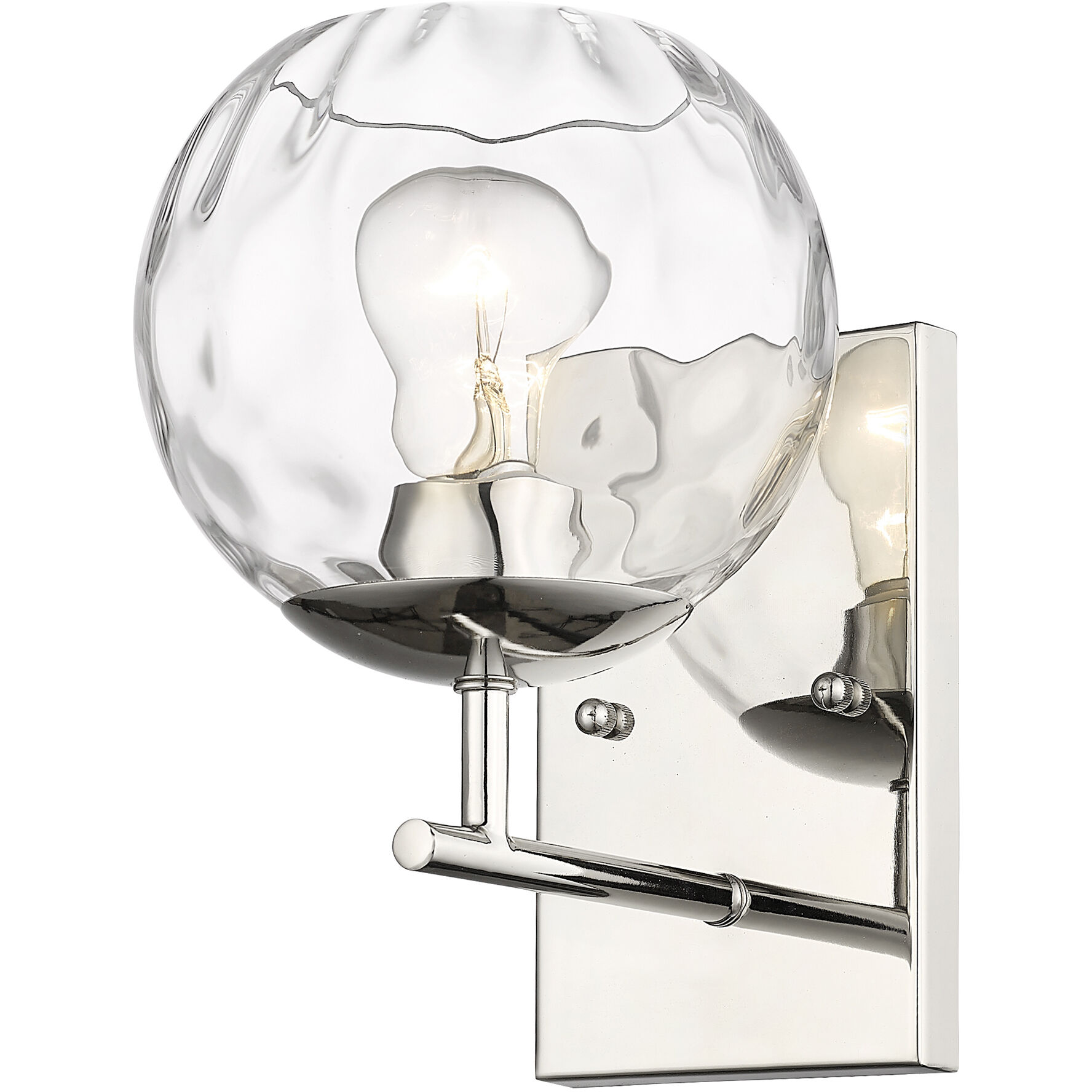 Mackenzie 1 Light 7 inch Polished Nickel Vanity Light Wall Light