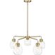 Dawes 5 Light 27 inch Brass Chandelier Ceiling Light