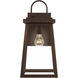 Founders 1 Light 18 inch Antique Bronze Outdoor Wall Lantern