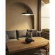 Alora Mood Minori 1 Light 15.5 inch Glossy Black Pendant Ceiling Light