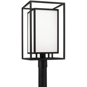 Aiden 1 Light 22.25 inch Black Outdoor Post Lantern