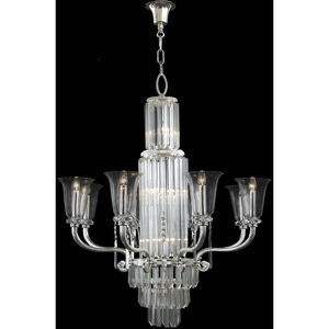 Mariner Luxury LED 40.55 inch Polished Silver Chandelier Ceiling Light