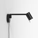 Ascoli 11.26 inch Matte Black Interior Reading Light Wall Light