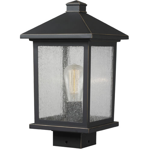 Portland 1 Light 14.38 inch Oil Rubbed Bronze Outdoor Post Mount Fixture
