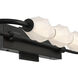 Geode 4 Light 27 inch Matte Black Outdoor Wall Light