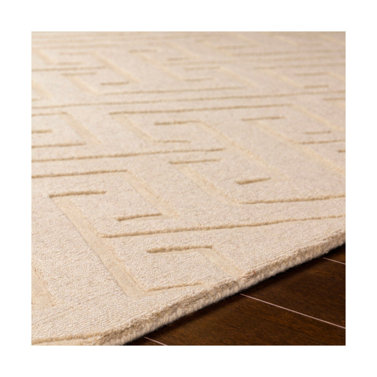 Mystique 96 X 30 inch Cream Rugs, Runner