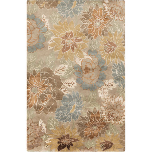 Synergy 36 X 24 inch Sage / Mustard / Brown Handmade Rug