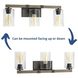 Barnes Mill 3 Light 24 inch Antique Bronze Bath Vanity Wall Light