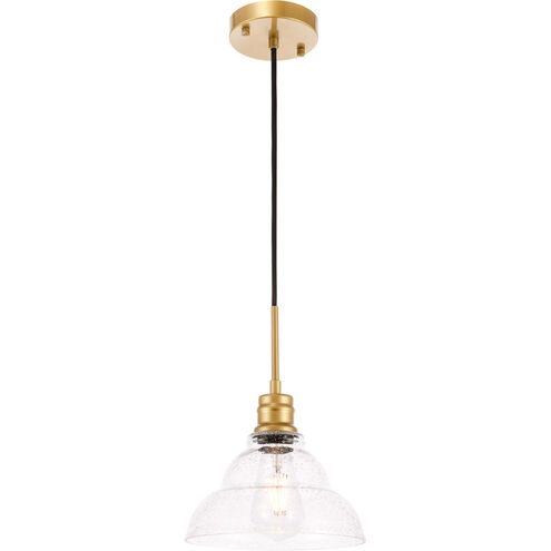 Millersville 1 Light 8.5 inch Brass Pendant Ceiling Light