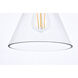 Mera 1 Light 8 inch Brass Pendant Ceiling Light