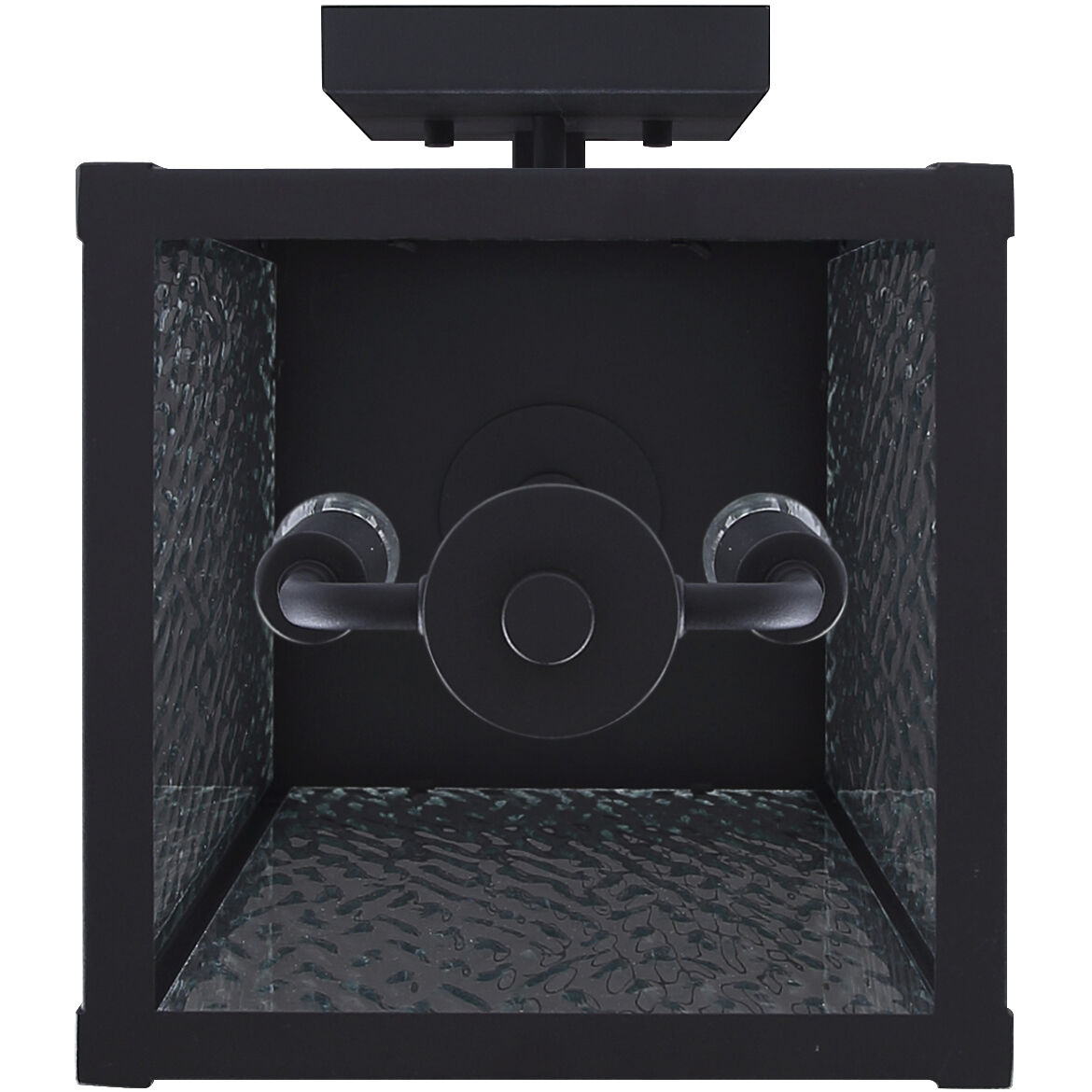 Shana 2 Light 22 inch Black Outdoor Wall Lantern