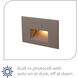 Tyler 120 3.8 watt Bronze Step and Wall Lighting in 3000K, WAC Lighting