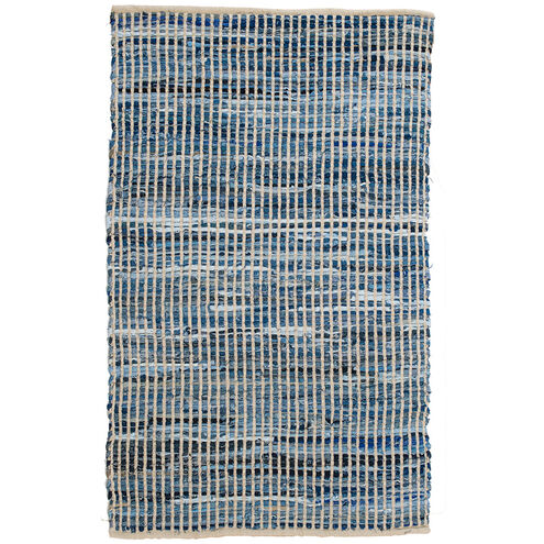 Shuttle Weave Durrie with Hamming 36 X 24 inch Multi Rug, Rectangle