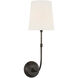 Suzanne Kasler Wyatt LED 6.25 inch Bronze Sconce Wall Light