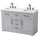 Remington 54 X 35 inch Grey Bathroom Vanity Cabinet in 2