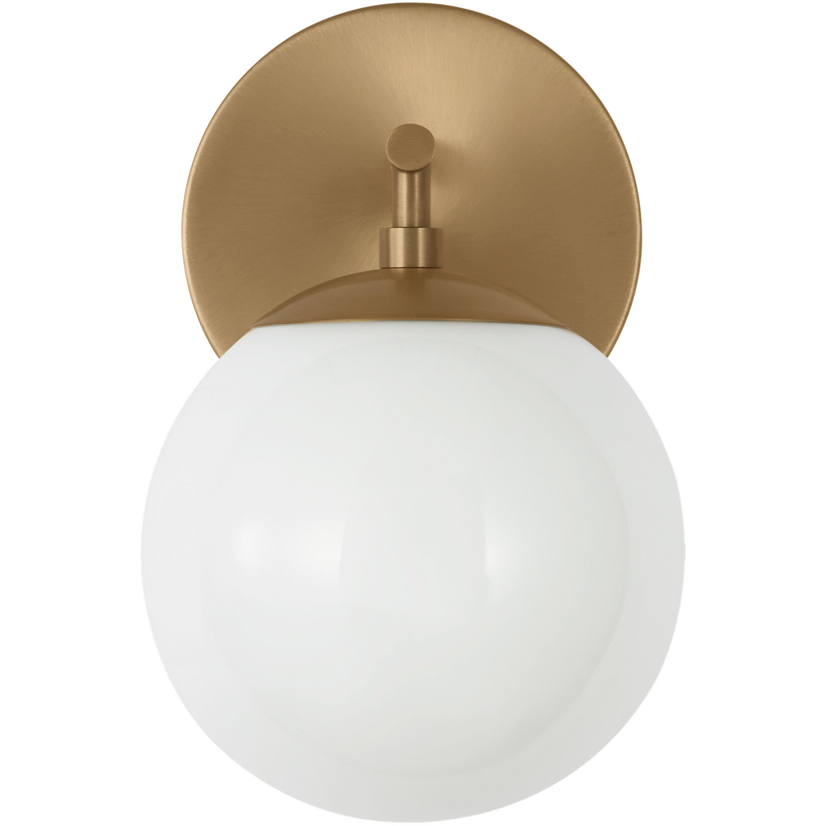 Nube LED 7 inch Satin Brass Vanity Light Wall Light