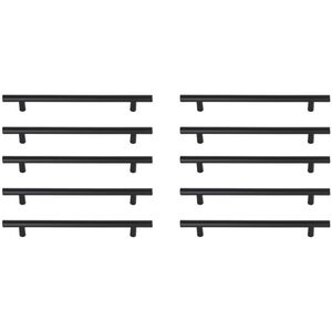 Quinn Matte Black Hardware Drawer Pull, Set of 10