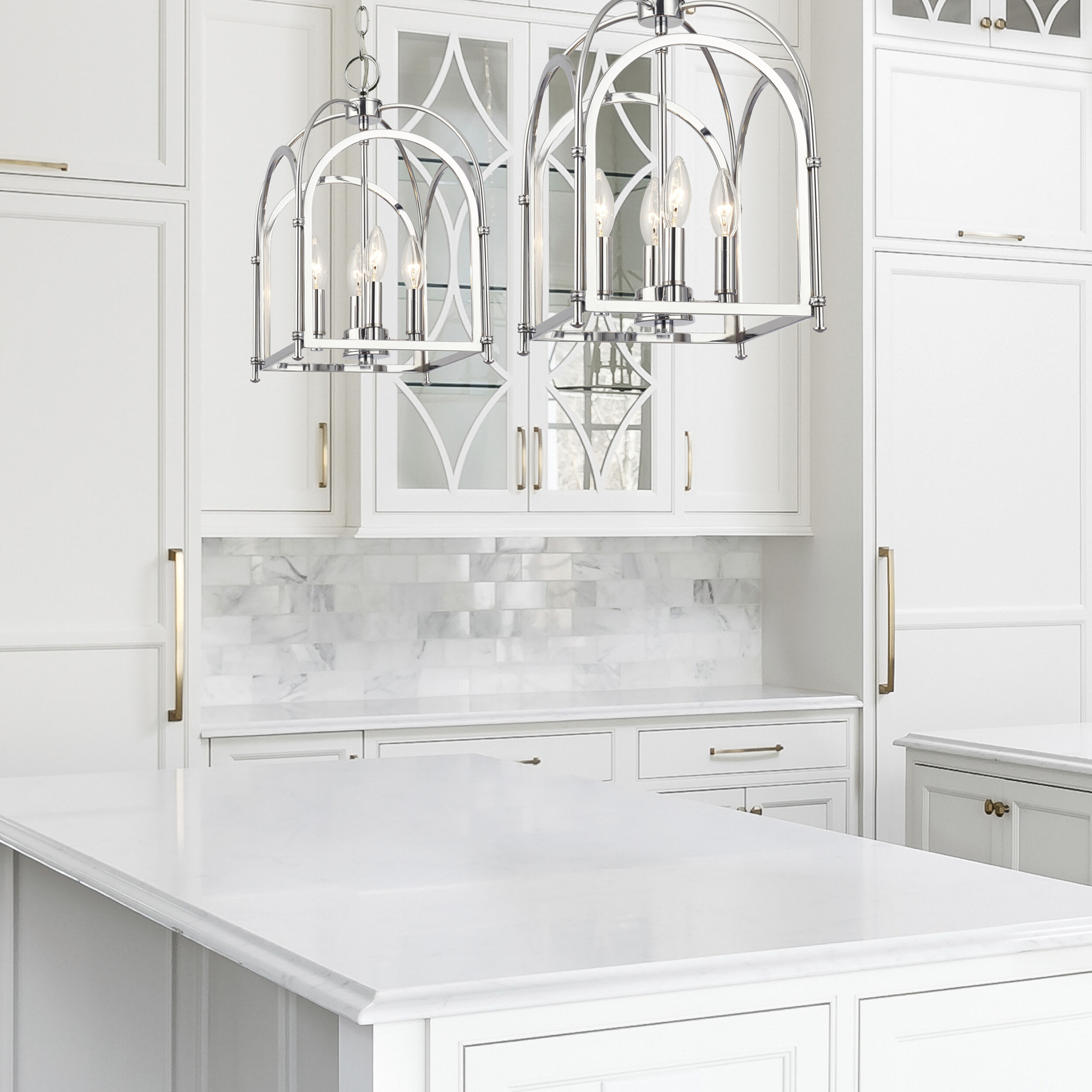 Kai Pendant Ceiling Light in Polished Chrome