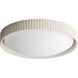 Souffle LED 22 inch Chaulk White Flush Mount Ceiling Light