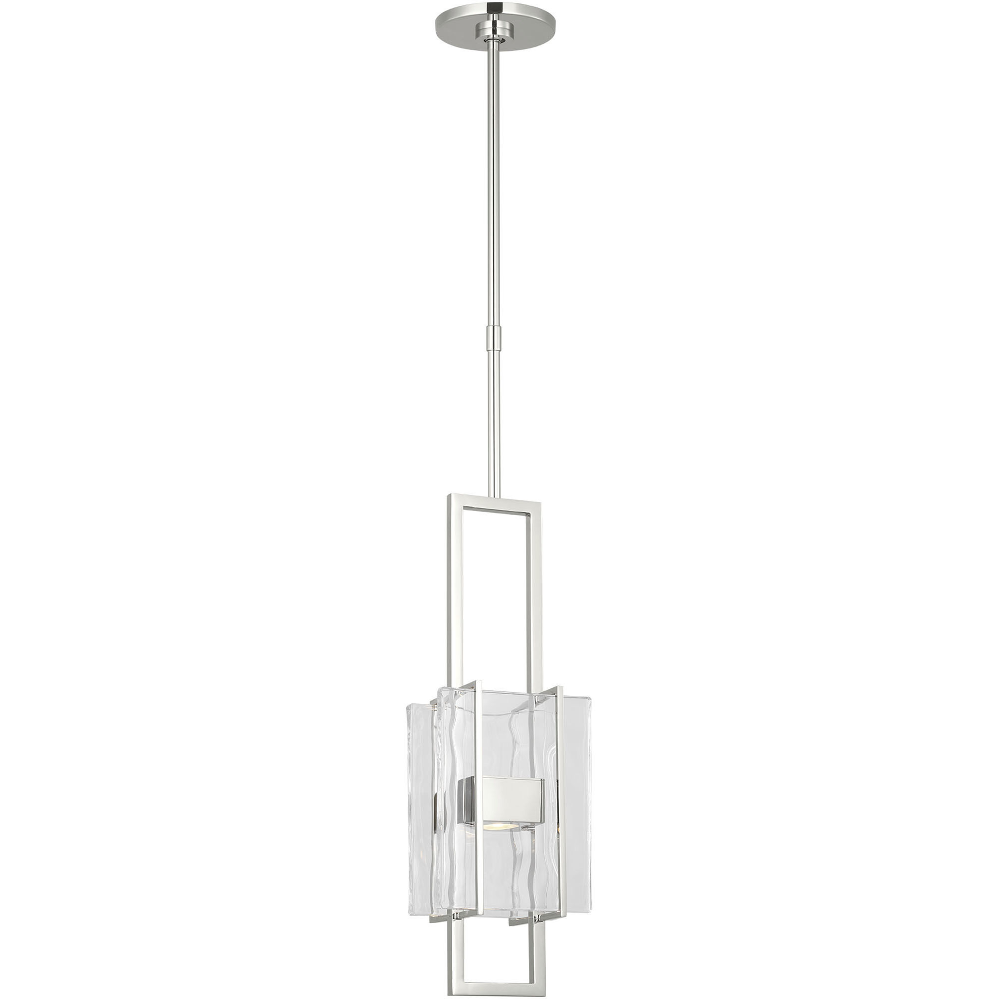 Mick De Giulio Duelle LED 4.8 inch Polished Nickel Pendant Ceiling Light