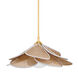 Florina 1 Light 28 inch Aged Brass Pendant Ceiling Light