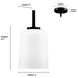 Laphia 1 Light 5 inch Modern Gold Indoor Pendant Ceiling Light