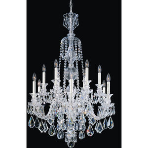 Hamilton 12 Light 30 inch Silver Chandelier Ceiling Light in Heritage, Polished Silver