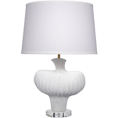Colette 25.5 inch 150 watt White Matte Ceramic Table Lamp Portable Light