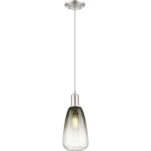 Downtown Urban Brookhaven Almond 1 Light 6.00 inch Mini Pendant