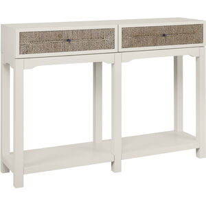 Sawyer 48 X 12 inch Shoji White with Natural Console Table