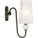 Sheldon 1 Light 5.13 inch Mediterranean Bronze Sconce Wall Light