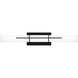 Gemini LED 28.25 inch Matte Black Bath Light Wall Light