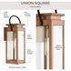 Union Square 1 Light 19.37 inch Antique Copper Wall Lantern, Design Series