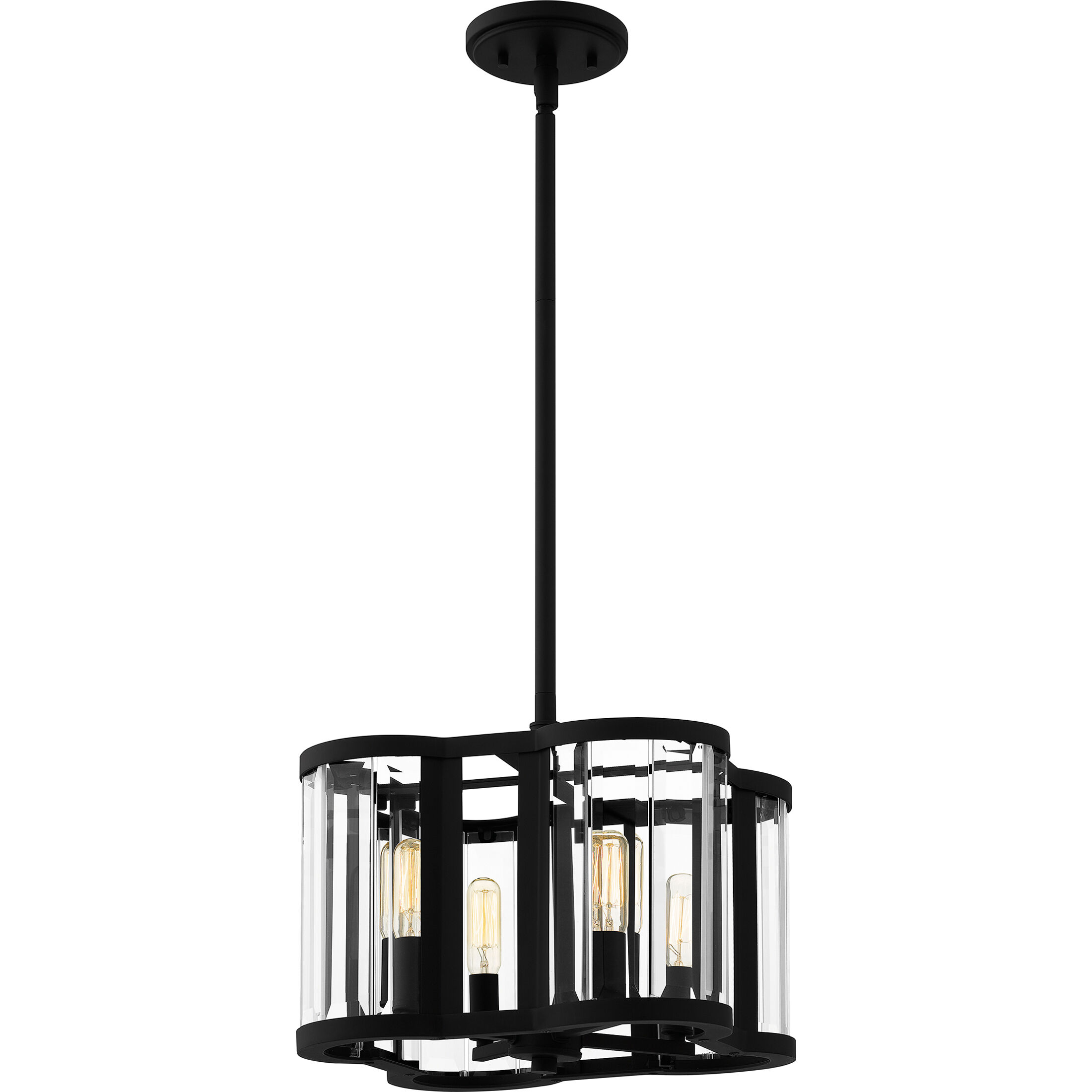 Renee 4 Light 15 inch Matte Black Pendant Ceiling Light