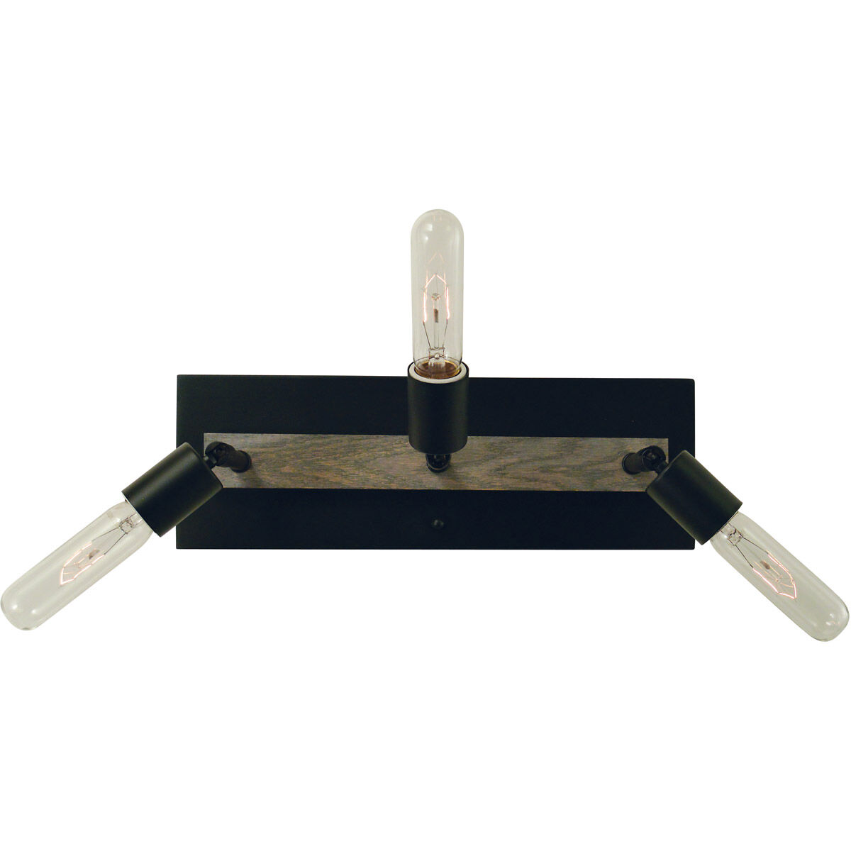 Loft 3 Light 15 inch Matte Black Sconce Wall Light