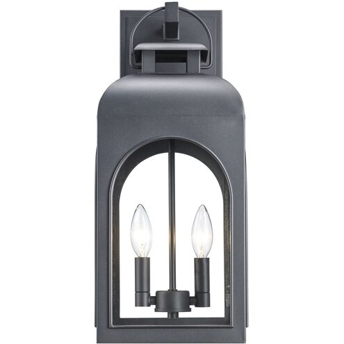 Presence 2 Light 20 inch Black Outdoor Wall Lantern