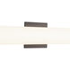 Jane LED 36.13 inch Black Vanity Light Wall Light