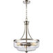 Calistoga 3 Light 17 inch Brushed Nickel Pendant Ceiling Light